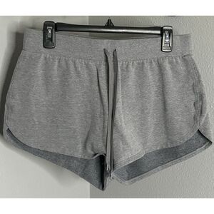 VICTORIA'S SECRET GRAY CASUAL ATHLEISURE LOUNGE EVERYDAY COMFY SHORTS SZ. MED